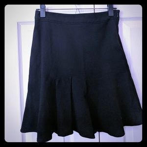 Black Flared Skirt